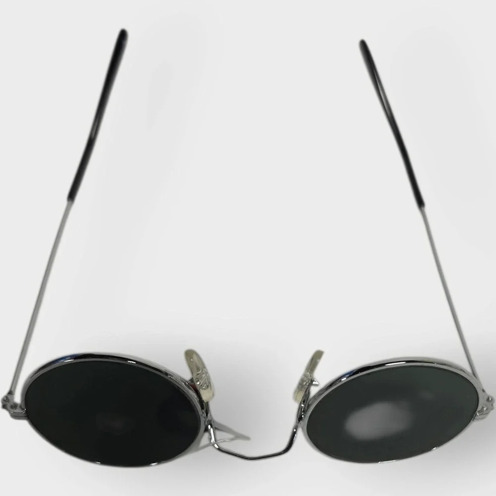 NEW‎ 90s ROUND CRAZY EYES Hologram Sunglasses, Unworn Original Vintage Glasses